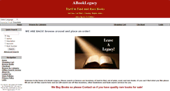 Desktop Screenshot of abooklegacy.com